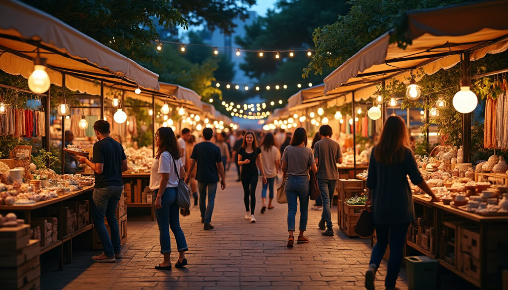 découvrez les dimanches artisans, la renaissance des marchés nocturnes avec une nouvelle formule alliant artisanat, convivialité et animations pour des soirées inoubliables.